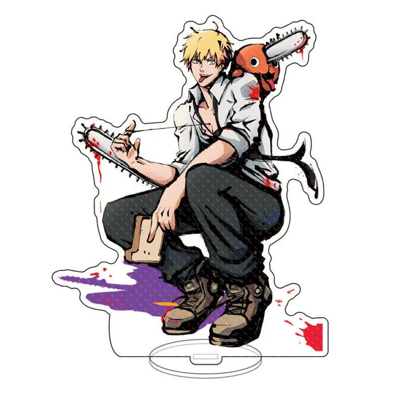 

Chainsaw Man Acrylic Stand Card Computer Desktop Decoration Desk Decoration Stand Card Stand Card Model Birthday Gift Friends