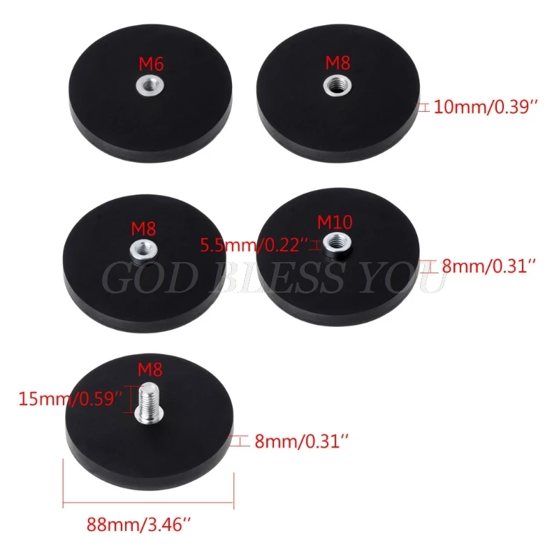 

D88 Magnetic Base Mounting Bracket For Off-road Vehicles & Boat LED Light Drop Shipping