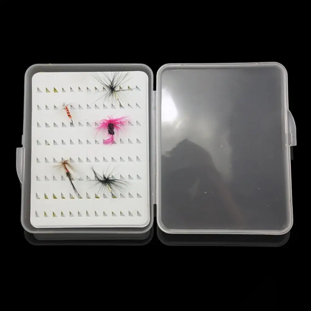 

Dropshipping!! Fishing Tackle Box Lightweight Large Capacity ABS Triangle Foam Translucent Bait Organizer for Sea Ocean