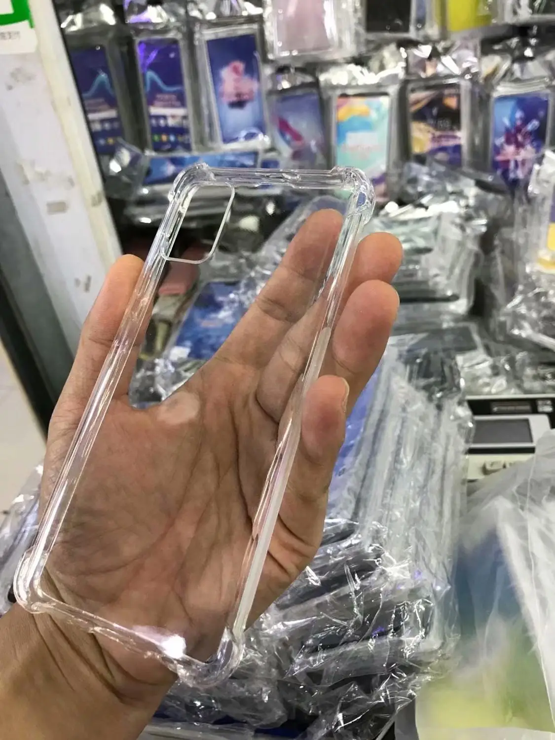 10 шт./лот противоударный Прозрачный чехол для телефона Samsung Galaxy A01 A11 A41 A51 A71 A91 M80S S10
