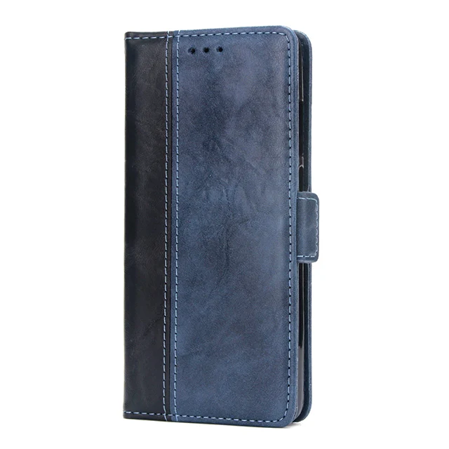 Blue Coque Note 7 Pro, простой модный роскошный кожаный чехол с откидной крышкой для пар, для Xiaomi Redmi Note7Pro, чехол для карт, Celular - Цвет: Blue