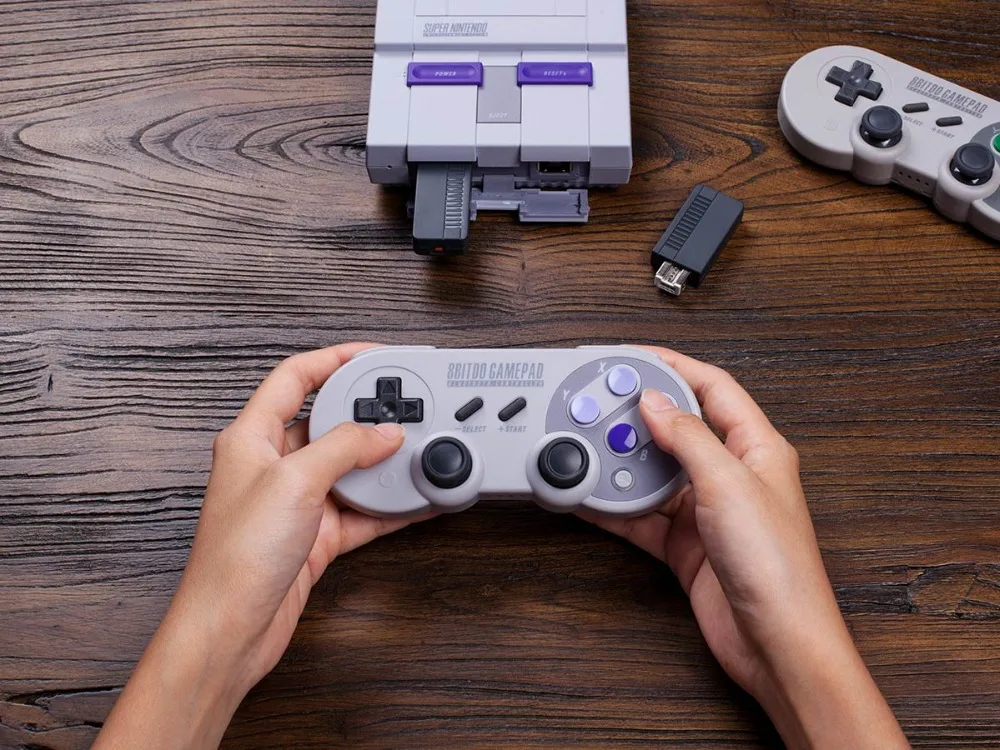 8Bitdo Ретро ресивер Mini NES Classic Edition Bluetooth адаптер для PS PS4 Wii Mote All пульты геймпада |