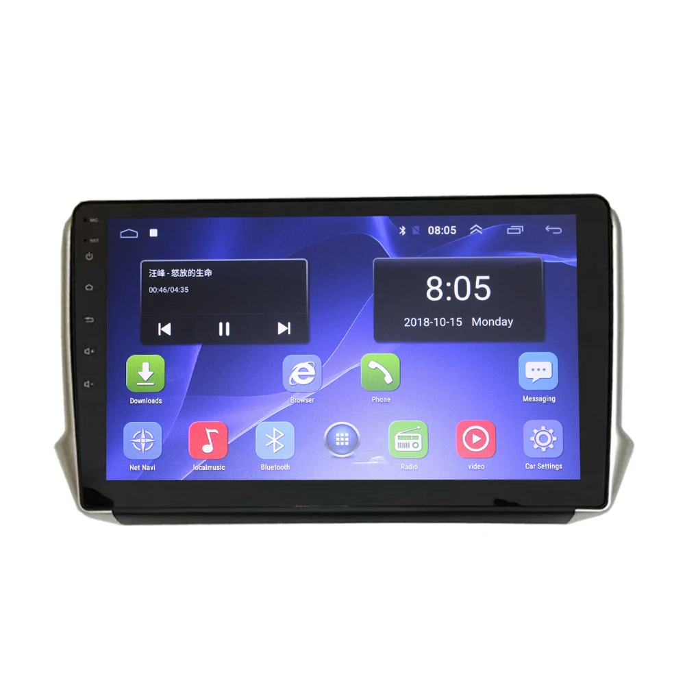 Автомагнитола для Peugeot 2008 Android 9 0 4G Wi-Fi 2 Гб 32 ГБ din автомобильная стереосистема с gps