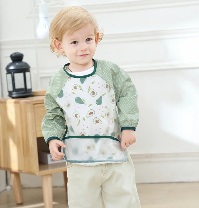 Детские нагрудники с рисунками из мультфильмов Водонепроницаемая детская