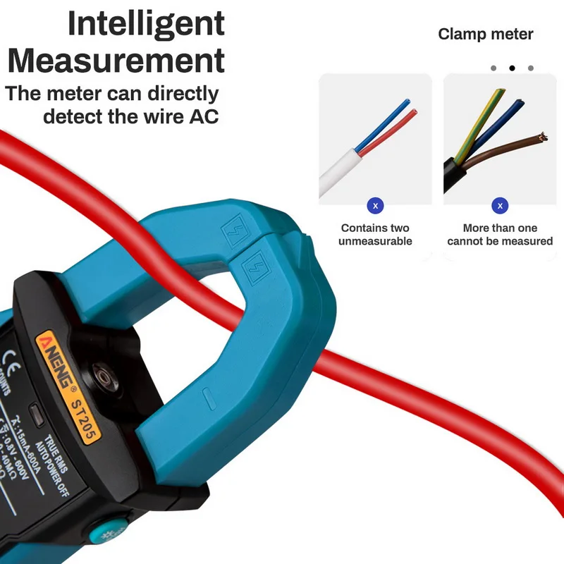 Новый Junejour цифровой клещи аналоговый мультиметр токовые DC/AC Интеллектуальный