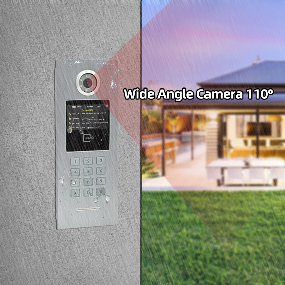 IP-видеодомофон Joytimer с поддержкой Wi-Fi и сенсорным экраном | Безопасность защита