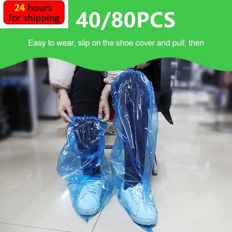 80 шт. одноразовые пластиковые толстые наружные дождевые дневные ковровые