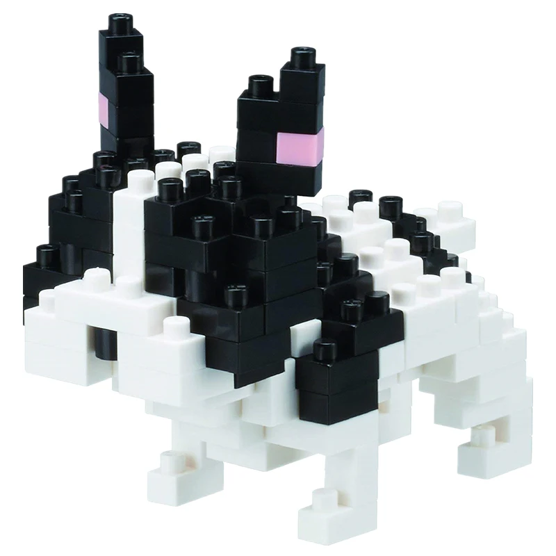 Конструктор Nanoblock в виде французского бульдога NBC197 130 шт. | Игрушки и хобби