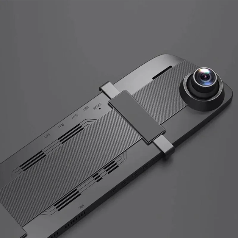 Автомобильный HD видеорегистратор с двумя объективами зеркало заднего вида