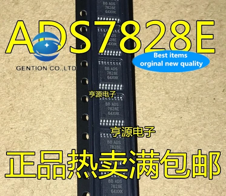 

10 шт., 100% оригинал, новый реальный запас ADS7828EB ADS7828E ADS7828 TSSOP16