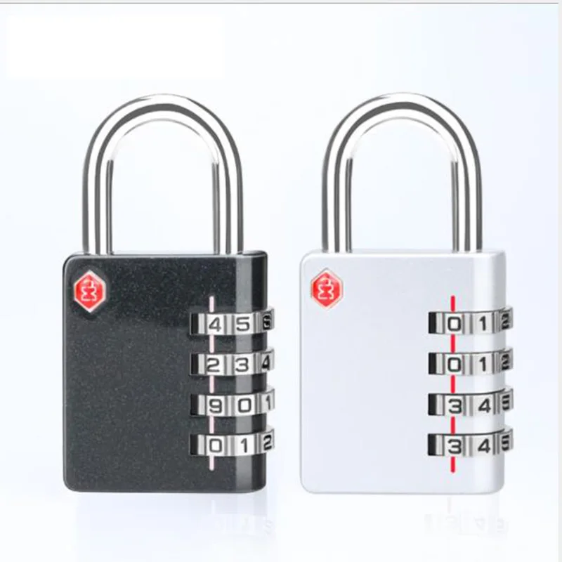 Большой 4 значный кодовый замок для багажа в зале общежития багажа|Замки| |