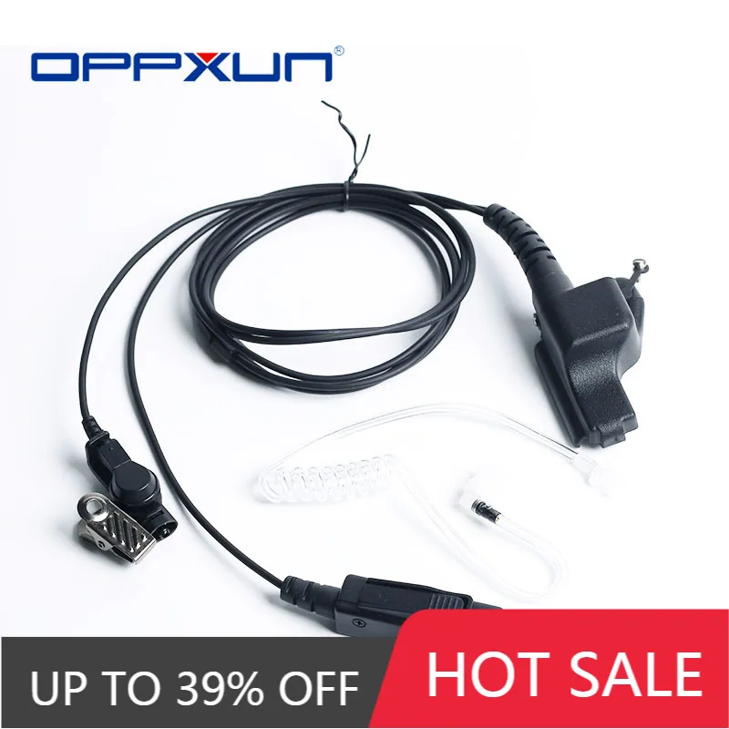 

Walkie Talkie Earpiece FBI Surveillance Acoustic Air Tube Headset for Motorola Radio HT1000 XTS1500 XTS2500 XTS3000 XTS3500