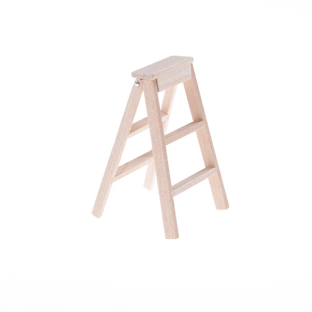 

1:12 Dollhouse Miniature Furniture Wooden Ladder