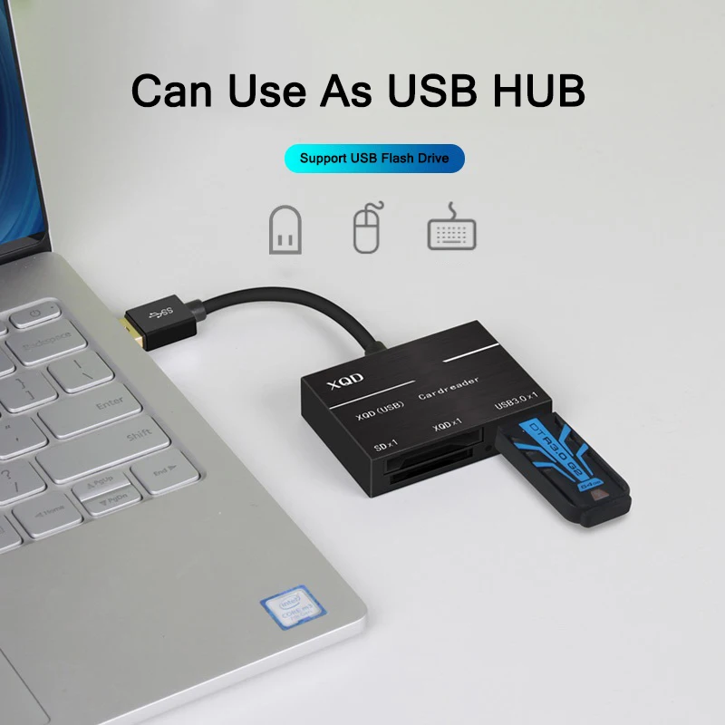 USB 3 0 компьютера ПК к XQD SD кард ридер 500 МБ/с. высокое Скорость Камера комплект
