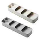 Пластиковый лоток для хранения столовых приборов органайзер для разделения ножей и вилок кухонный ящик коробка для хранения Контейнер кухонный нож блочный держатель