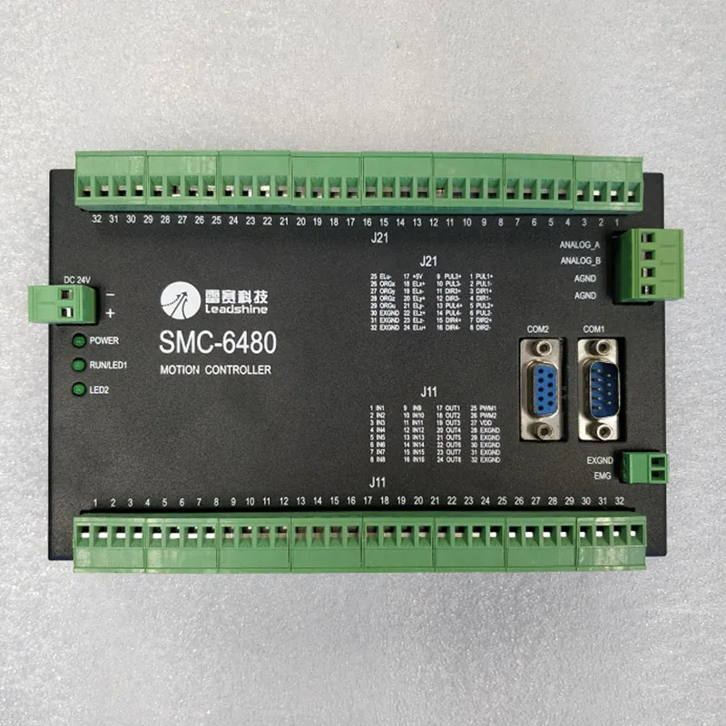 Оригинальная плата управления движением Leadshine SMC6480 Версия 1 2 4 осевая автономная