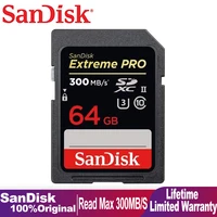 sandisk extreme pro sdxc sd card 128gb uhs ii 32gb 64gb microcard micro sd flash memory card ultra high speed for digital camera