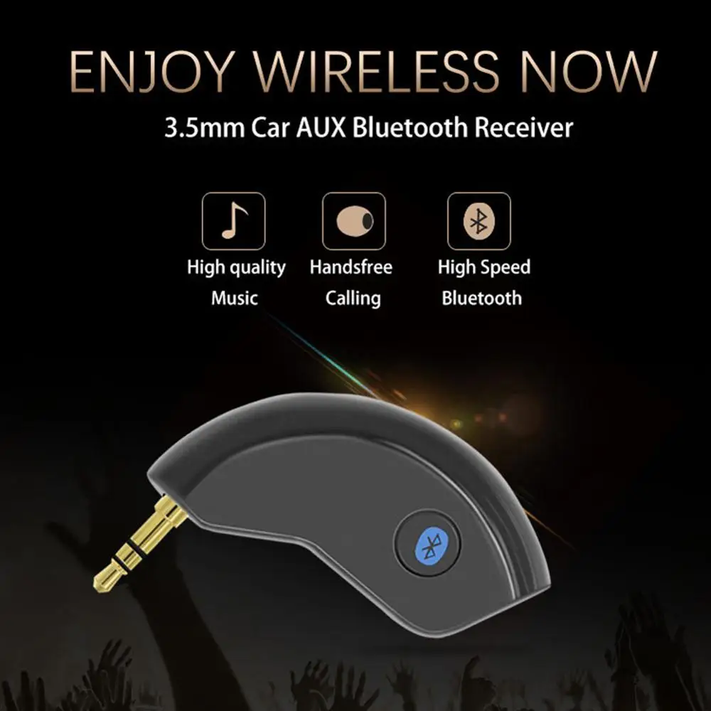 BC20 Bluetooth приемник музыкальный плеер Hands free BT к Aux адаптеру автомобильный аудио