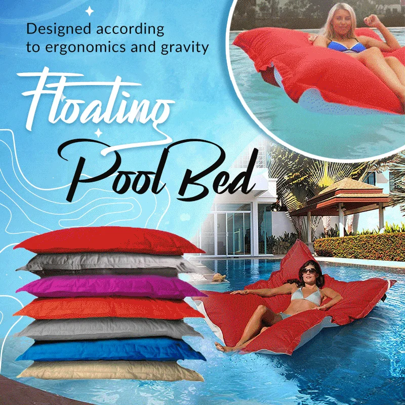 

180CM Floating Pool Bed Beach Water Sports Lounger Chair Floating Water Hammock Polyester Swimming Pool Water Air Mattresses