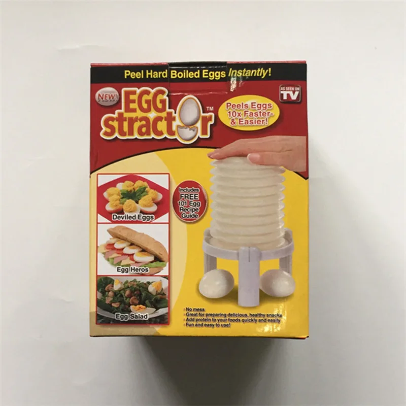 Hard-Boiled Egg Shell Tools EggStractor Remove Peeler Magic Amazing Eggshell Machine Kitchen Tools