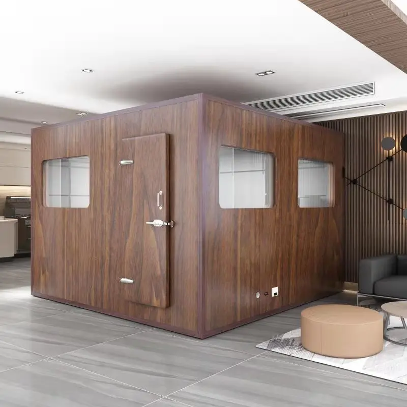 Goede Geluiddichte Wandpaneel Akoestische Booth Opname Studio Voor Muziek Kamer