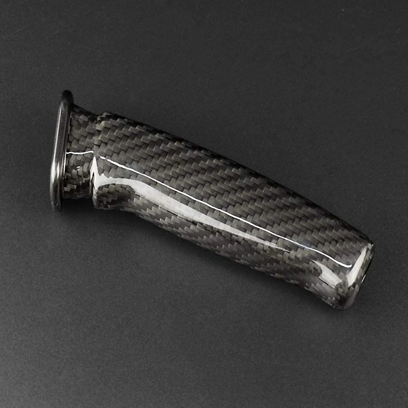 

Real Carbon Fiber Car Handbrake Cover Replace Grip Handle Lever for Toyota Land Cruiser Prado 2014-2019