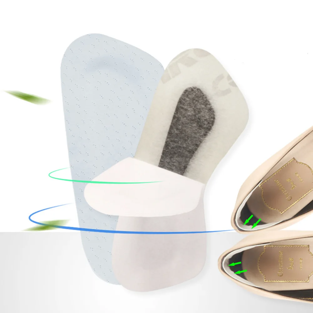 

3Pairs Invisible Anti-wear High Heels Cushion Protector Foot Feet Care Shoe Back Insert Pads Insoles Stickers Foot Care Tool