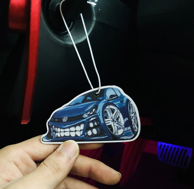 A 1 шт. подвесной автомобильный освежитель воздуха для Volkswagen Beetle Golf зеркало заднего вида кулон автомобильный парфюм подвешиваемый - Название цвета: A