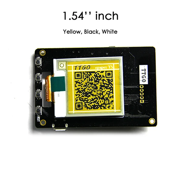 TTGO T5S V1.2 Wifi модуль системы беспроводной связи bluetooth база ESP-32 Esp32 желтый дисплей EPaper Sperker электрическая макетная плата