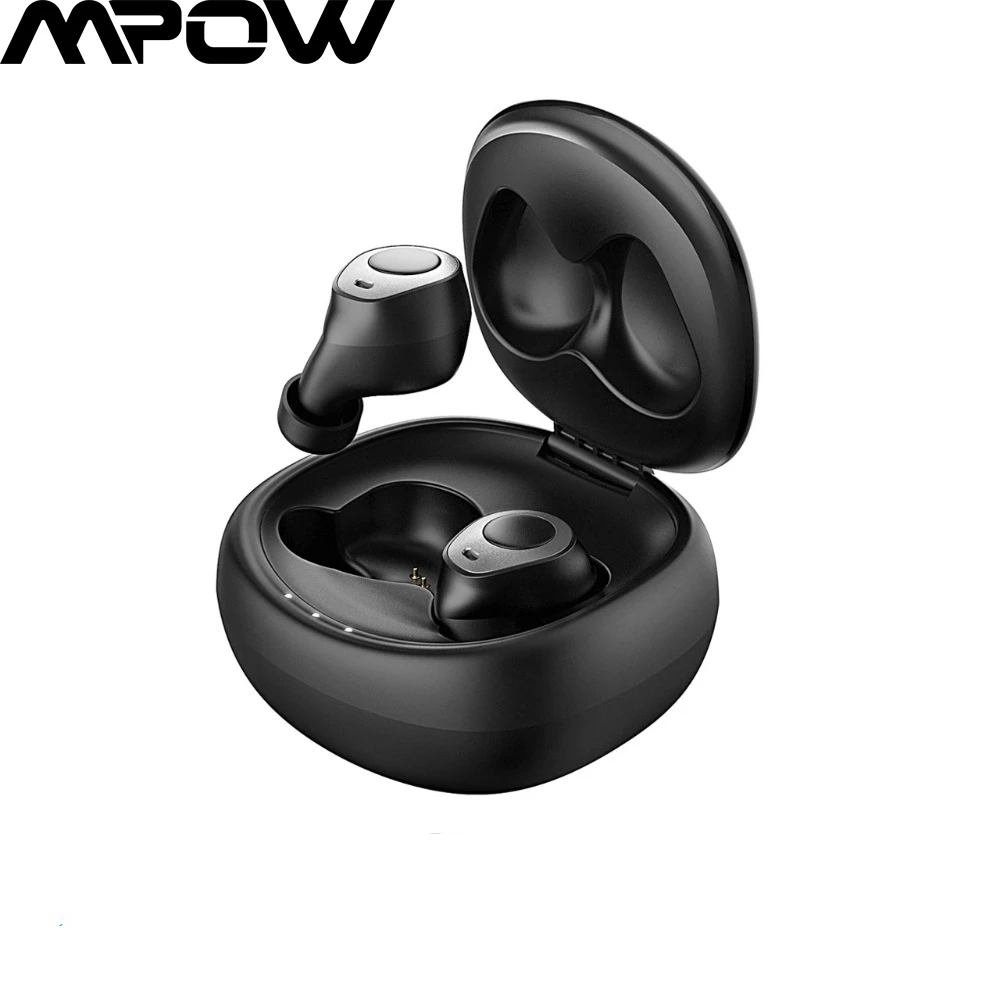 Оригинальные наушники Mpow Bluetooth 5 0 HD стерео 24 часа воспроизведения беспроводные TWS
