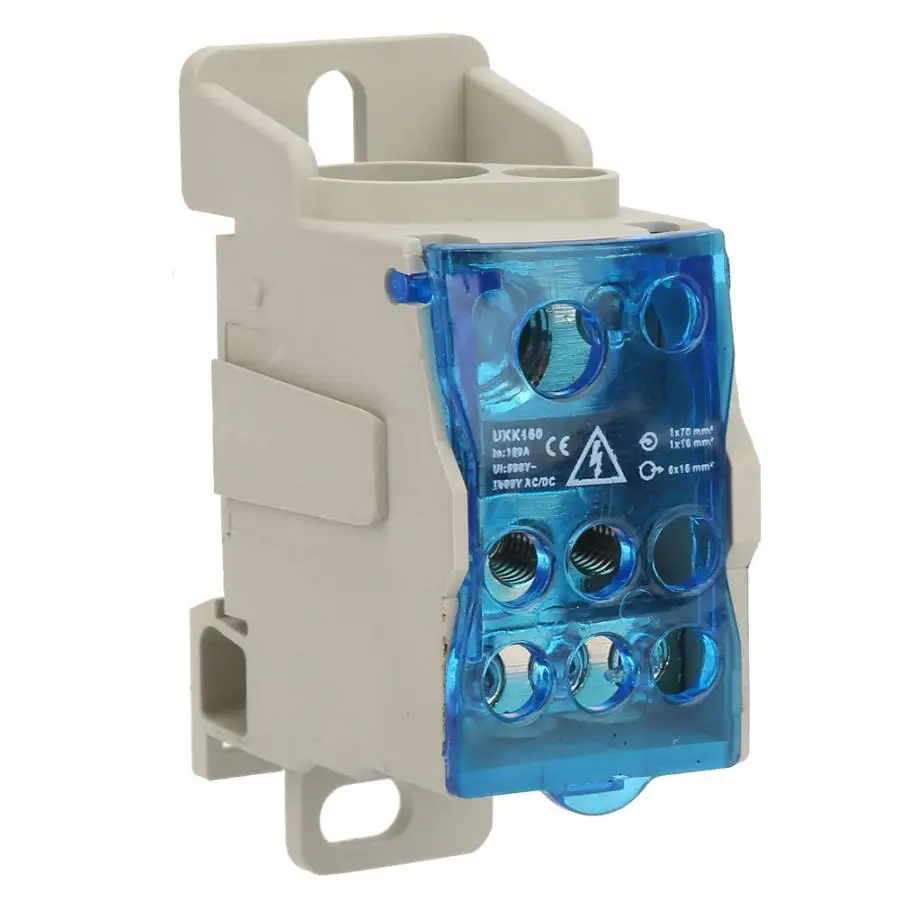 Клеммная колодка на Din-рейку распределительная коробка Электрический проводной