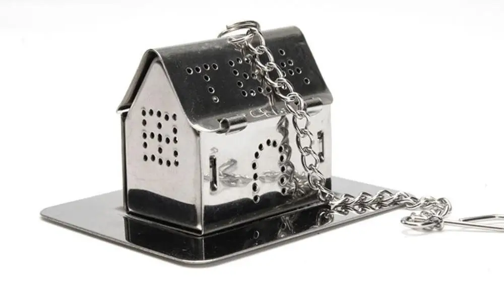 Маленький домик Чай заварки Нержавеющая сталь животного сова утка Еда Класс