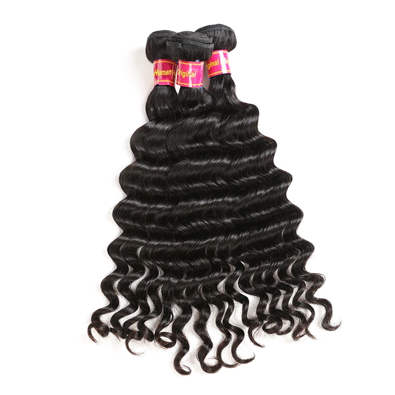 Али queen hair бразильские волосы естественно волнистые пряди P/9A пряди человеческих волос для Волосы remy 1/3/4 шт. натуральный Цвет 1"-28" пряди для наращивания волос