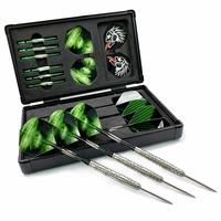 3pcsset of professional needle 23g competition grade tungsten steel dart set top tungsten steel matching gift box