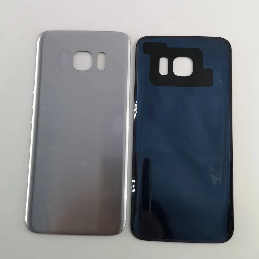 10 шт./лот S7 EDGE задняя крышка батарея чехол 3D стекло Корпус Крышка для SAMSUNG Galaxy S7 EDGE G935F задняя дверь+ клейкая наклейка