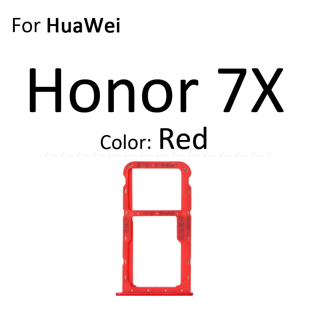 Sim Micro гнездо для sd-карты держатель Слот лоток ридер для Huawei Honor 7X7 S GR5 адаптер контейнер Сменные соединительные детали