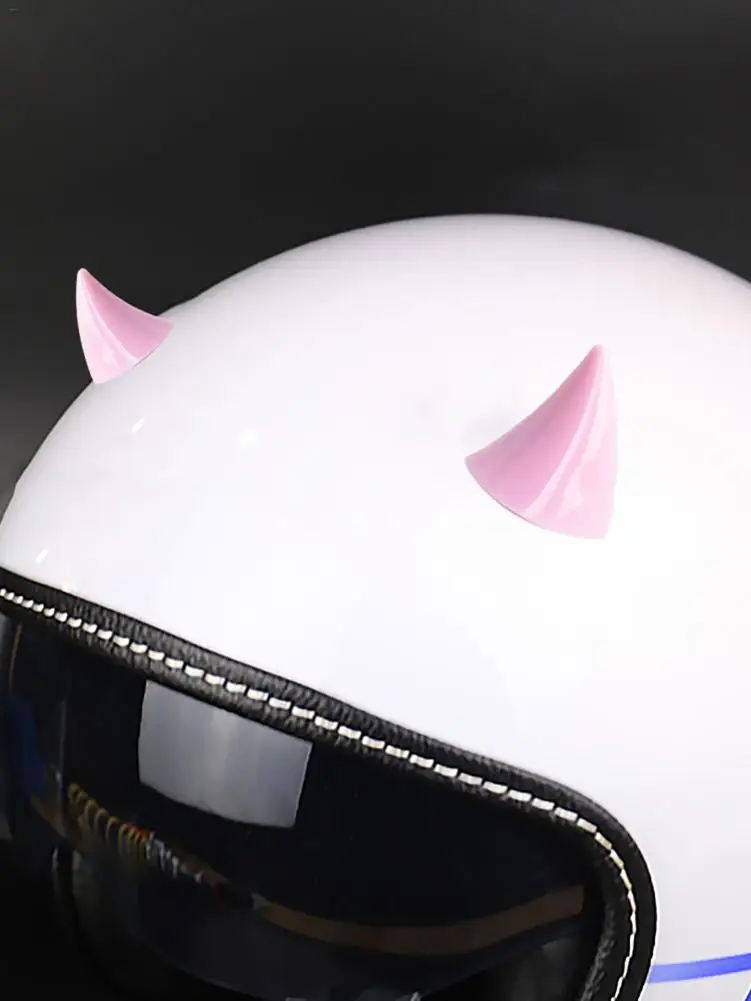 Мотоциклетный шлем угловой пластиковый резиновый рожок украшения аксессуары