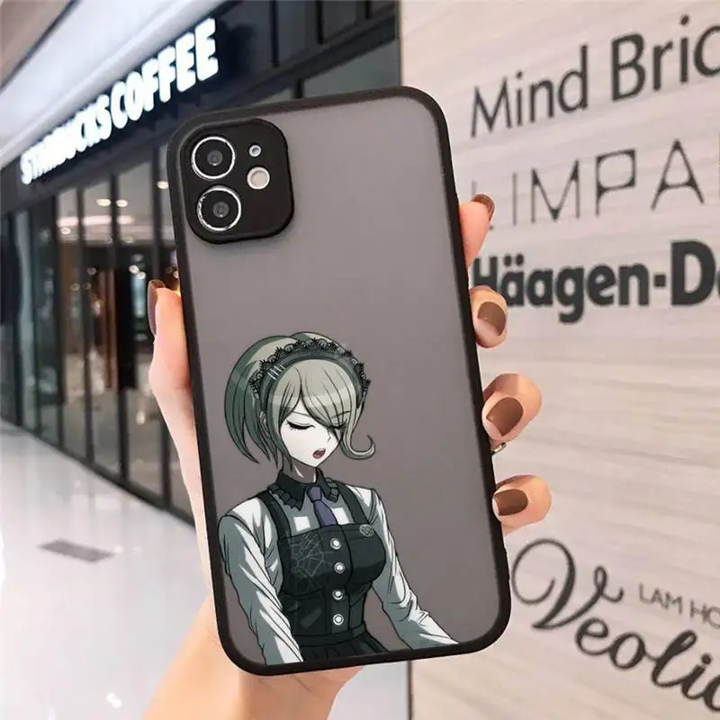 

anime Danganronpa V3 Killing Harmony Phone Cases Matte Transparent for iPhone 7 8 11 12 s mini pro X XS XR MAX Plus cover funda