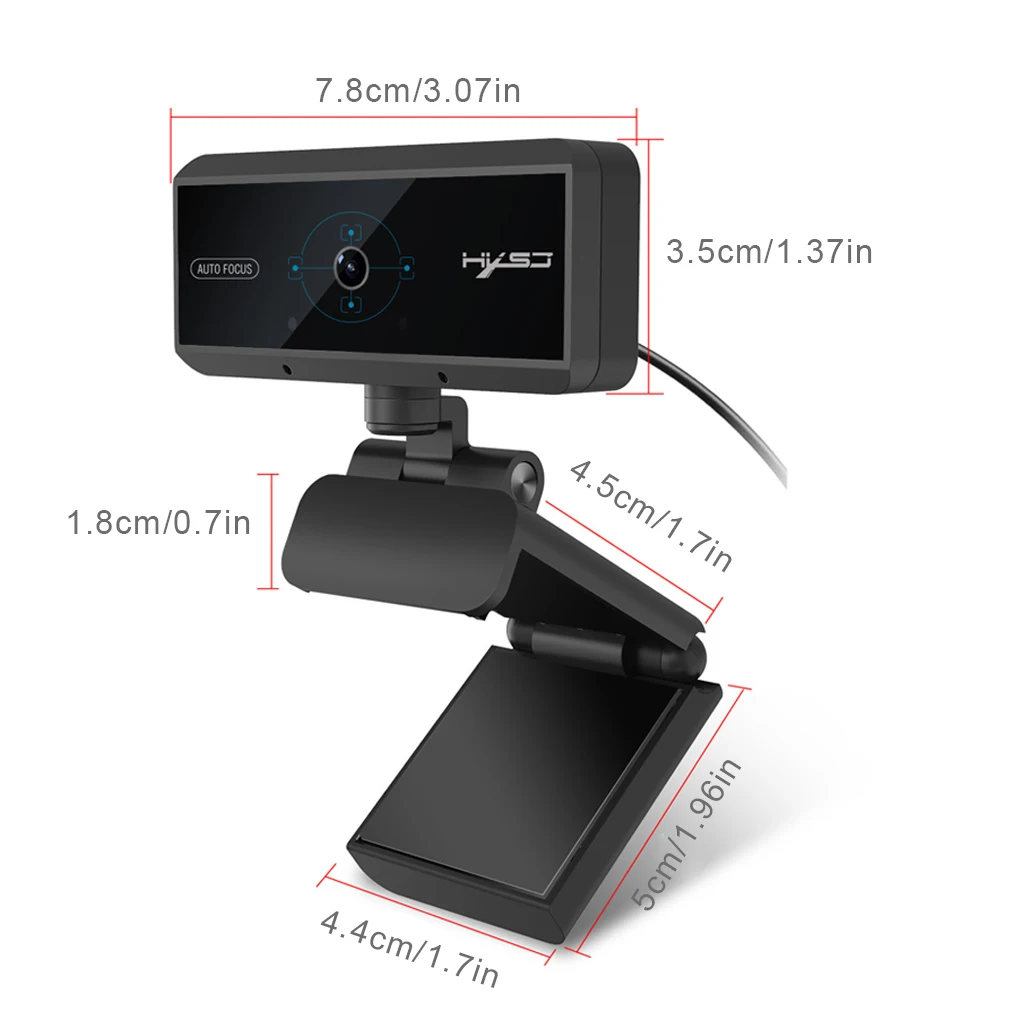 

Auto Focus 360 Degree Rotation 1080P Camera HD Video Call USB 3.0 5 Million Pixels Computer Webcam