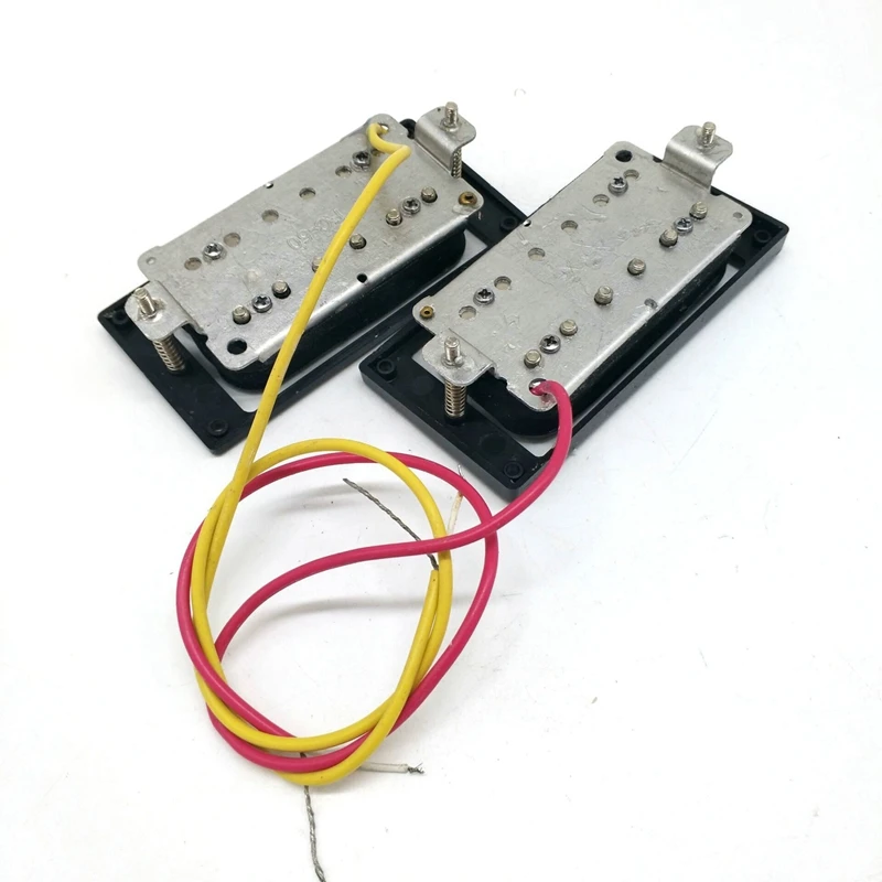 

Replacement Double Coil Humbucker Pickups for Electric Guitar Parts White+Black