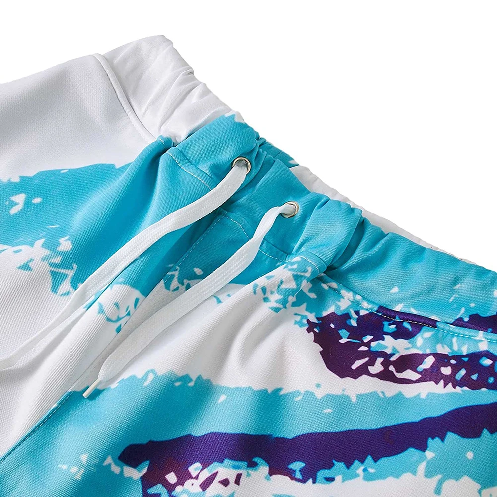 

2020 New Long Running Pant Women Men Patterns Loose Workout Drawing Straps Elastic Band High Waist Pants Print Pocket