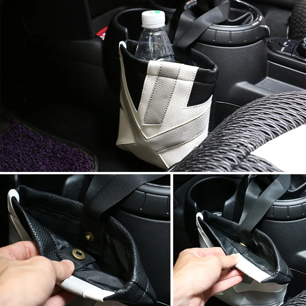 car phone card holder bag storage hanging bag for mini cooper one s jcw r53 r55 r56 r60 r61 f54 f55 f60 car accessories free global shipping