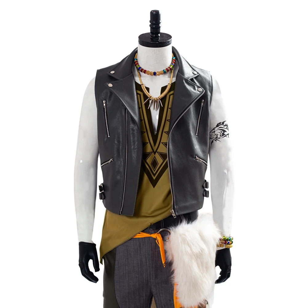 

Twisted Wonderland Leona Kingscholar Cosplay Costume Adult Men Outfit Uniform Full Suit Halloween Carnival Costume Custom Made