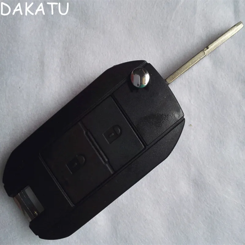 Модифицированный складной автомобильный брелок DAKATU для Peugeot 206 207 Citroen C2 C3 Xsara Picasso |