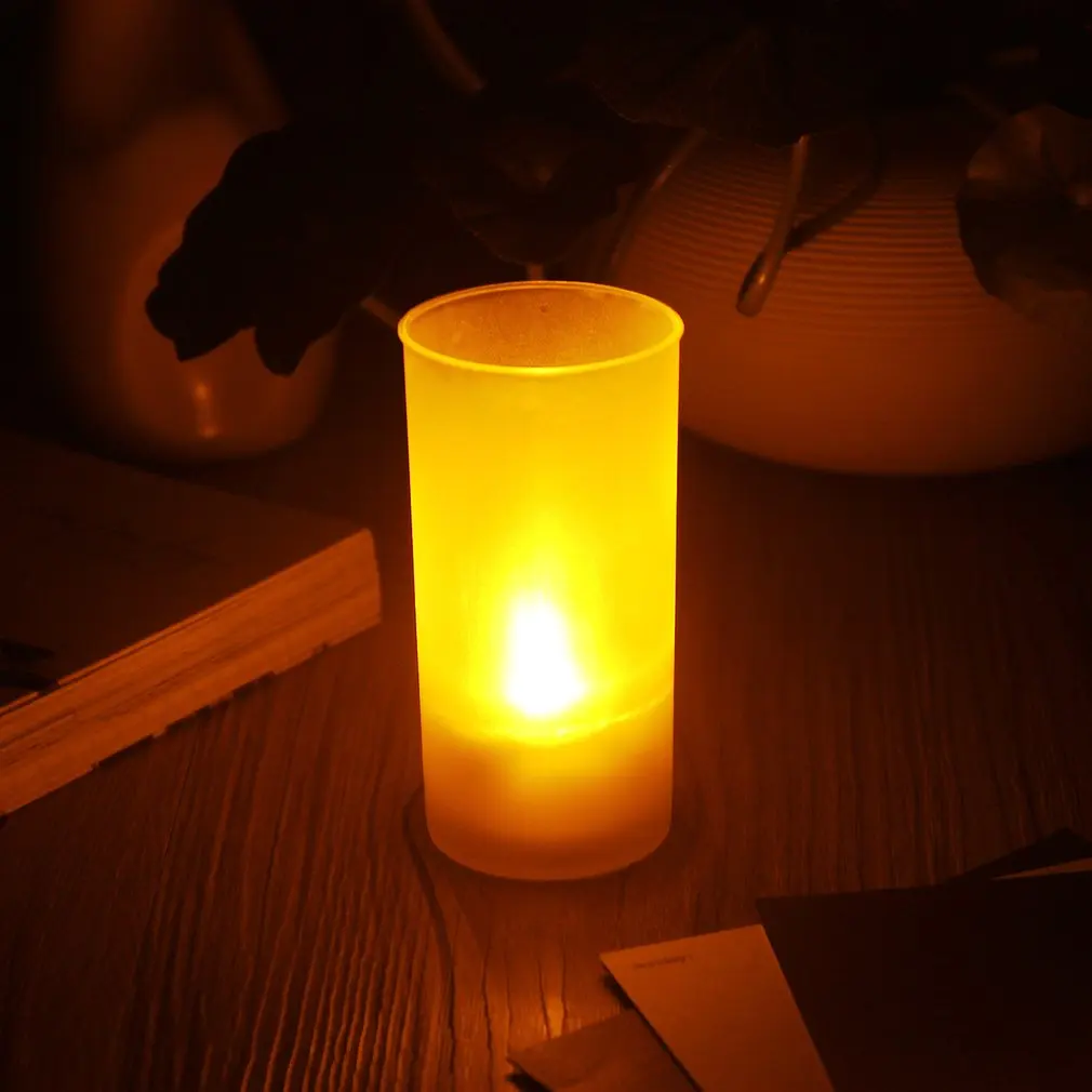 

Flameless Uneven Edge Electrical Paraffin Wax Led Candle For Wedding Party/Home/Christmas/Decoration And Lovely Night Light