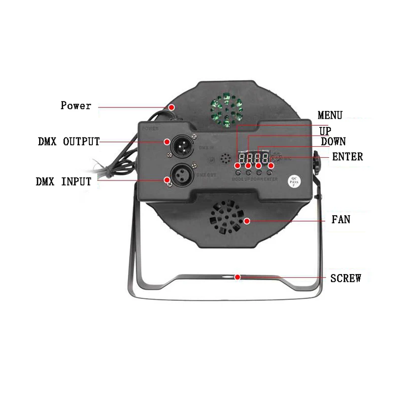 Rgb-светодиодный отражатель 36 светодиодный свет для сцены rgb мыть DJ диско DMX512