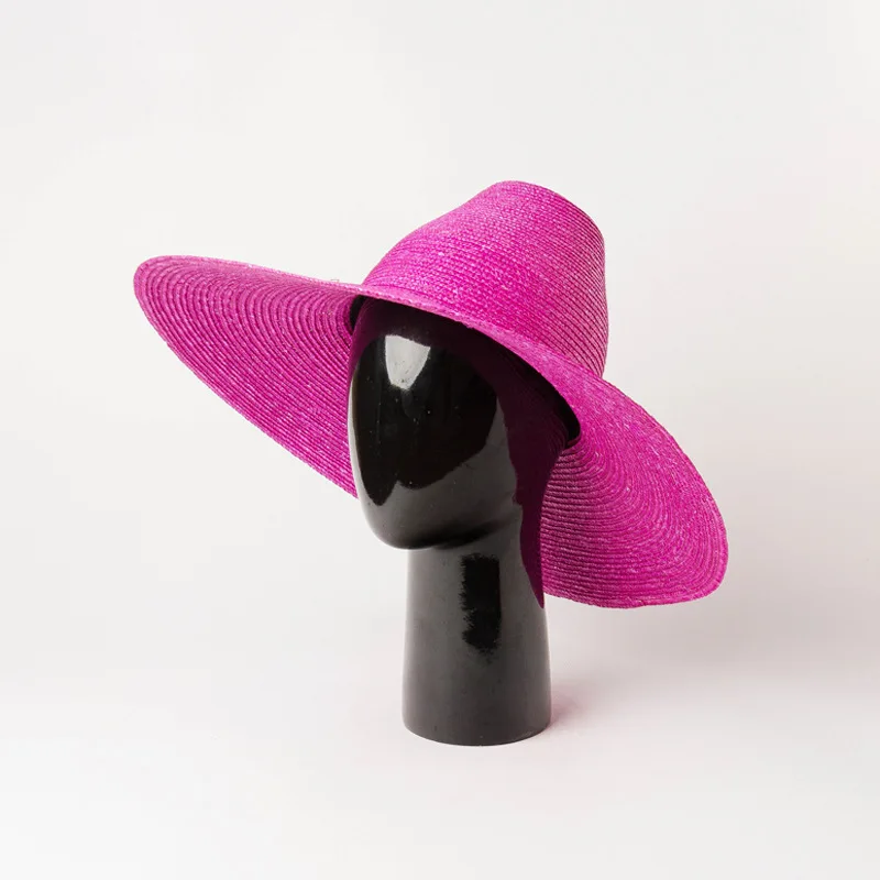 Шляпка от солнца с широкими полями и коническим верхом 15 см | Аксессуары для