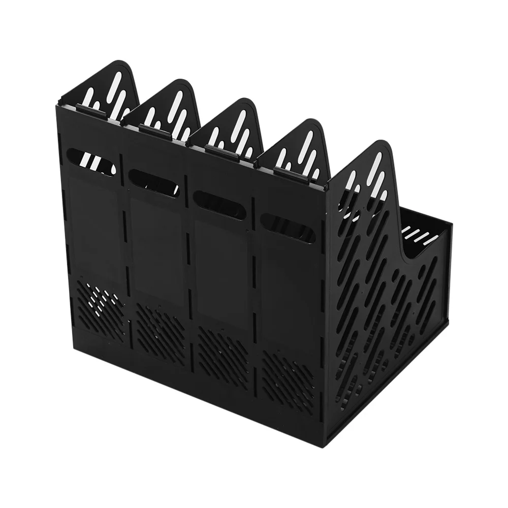 Пластиковый держатель для документов стойка хранения 4 секций органайзер