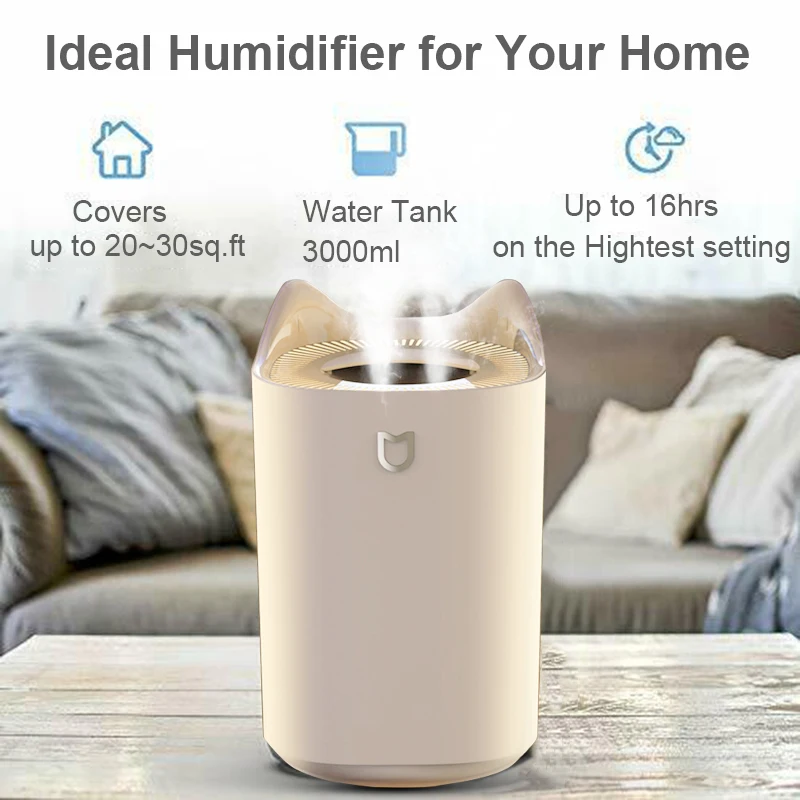 Ультразвуковой USB увлажнитель воздуха двойной спрей порт эфирное масло