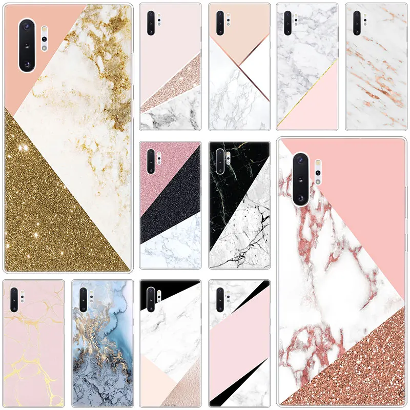 Роскошный силиконовый чехол с золотым мраморным рисунком для Samsung Galaxy S10E S10 5G S9 S8 S7